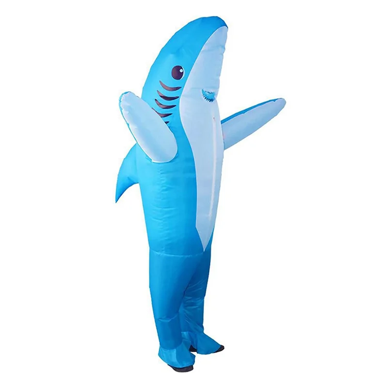 Adult Shark Fancy Dress Costume Funny Inflatable Carry Ride on Outfit Fat Suit Halloween Cartoon Cosplay Accessories
Adult Shark Fancy Dress Costume Funny Inflatable Carry Ride on Outfit Fat Suit Halloween Cartoon Cosplay Accessories