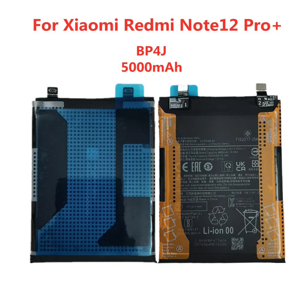 100% новый аккумулятор BP4J для телефона XIAOMI Redmi Note 12 Pro Plus/Note 12Pro+
100% новый аккумулятор BP4J для телефона XIAOMI Redmi Note 12 Pro Plus/Note 12Pro+