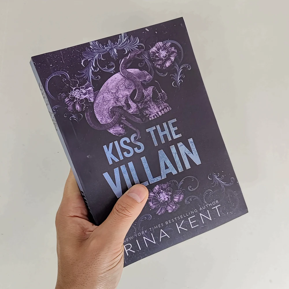 Kiss the Villain by Rina Kent - Dark Romance & Enemies-to-Lovers Paperback Book
Kiss the Villain by Rina Kent - Dark Romance & Enemies-to-Lovers Paperback Book