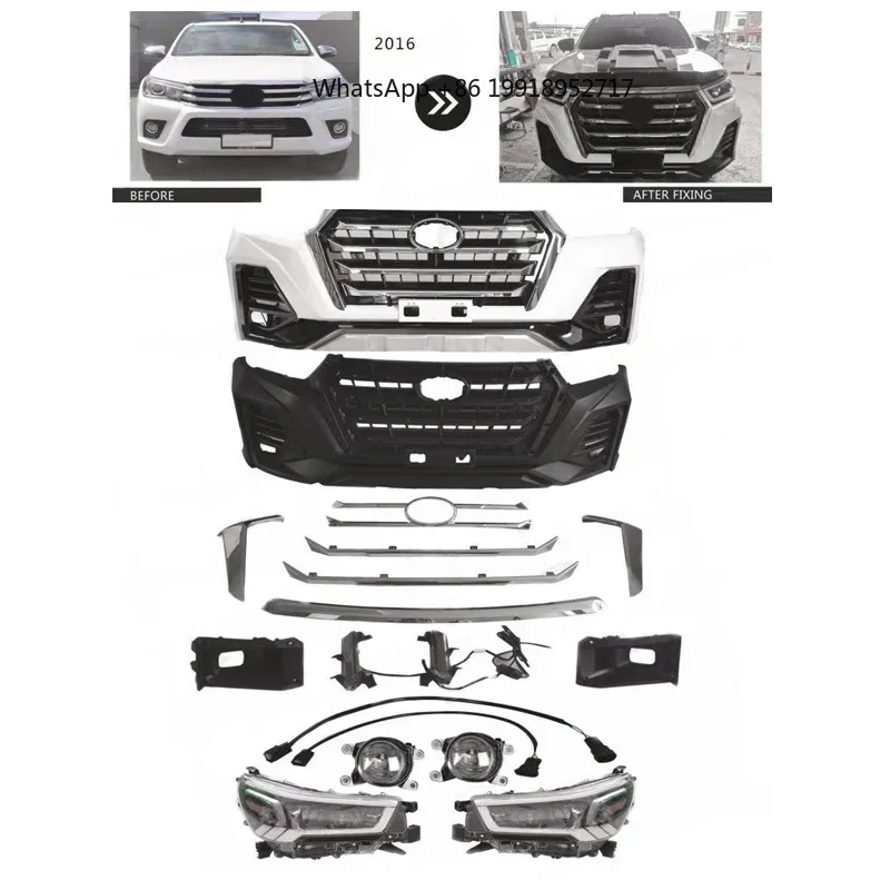 New Design Body Kits for HILUX 2015-2017 Revo 2018-2020 ROCCO JJ572
New Design Body Kits for HILUX 2015-2017 Revo 2018-2020 ROCCO JJ572