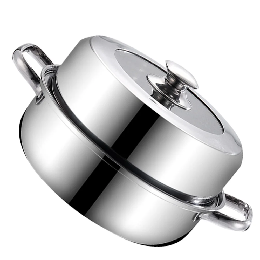 1pc Stainless Steel Pot Large Capacity Double Layer Convenient Kitchen Cookware Anti Scald Handles Cookware Induction Gas Stove
1pc Stainless Steel Pot Large Capacity Double Layer Convenient Kitchen Cookware Anti Scald Handles Cookware Induction Gas Stove