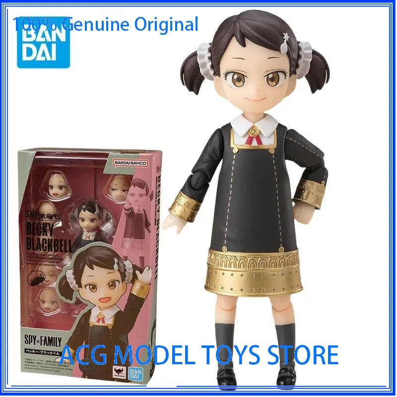 Bandai SPY×FAMILY Shf Becky Blackbell, экшн-фигурки, игрушки, коллекционные подарки для детей
Bandai SPY×FAMILY Shf Becky Blackbell, экшн-фигурки, игрушки, коллекционные подарки для детей