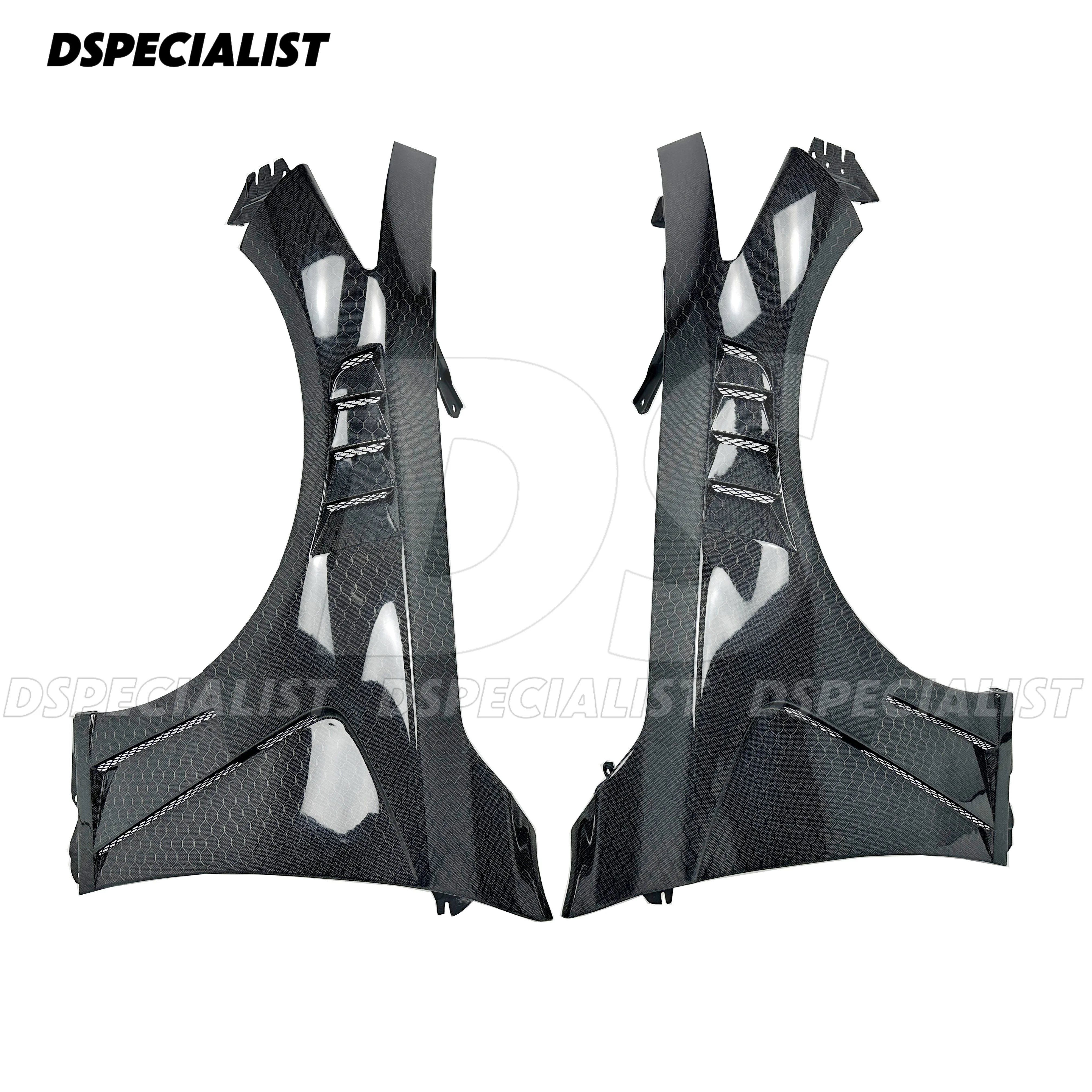 High Quality Honeycomb Carbon Fiber Vented Front Fender For Infiniti Q50 Q50S Q50L
High Quality Honeycomb Carbon Fiber Vented Front Fender For Infiniti Q50 Q50S Q50L