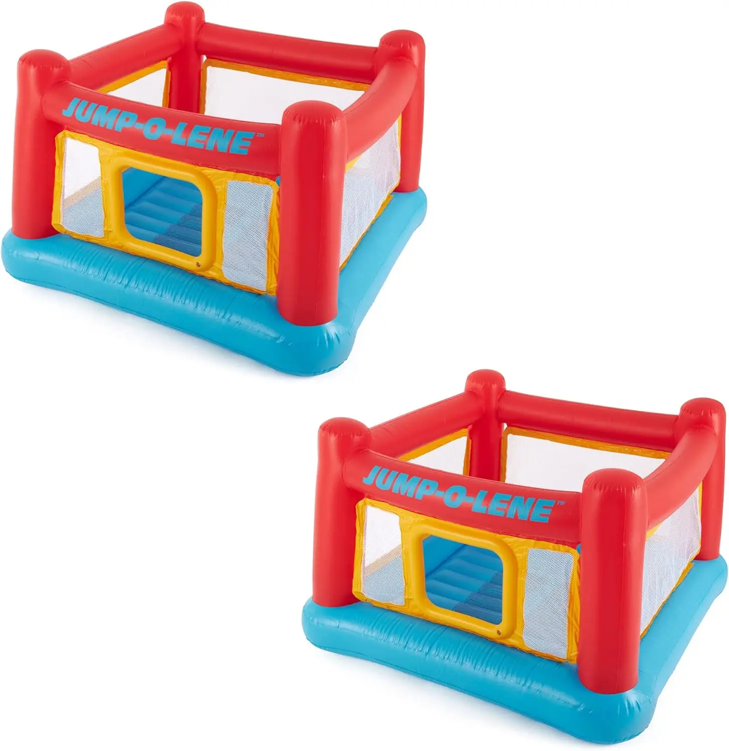 2-Pack Inflatable Bounce House Play Castle for Indoor/Outdoor Use
2-Pack Inflatable Bounce House Play Castle for Indoor/Outdoor Use