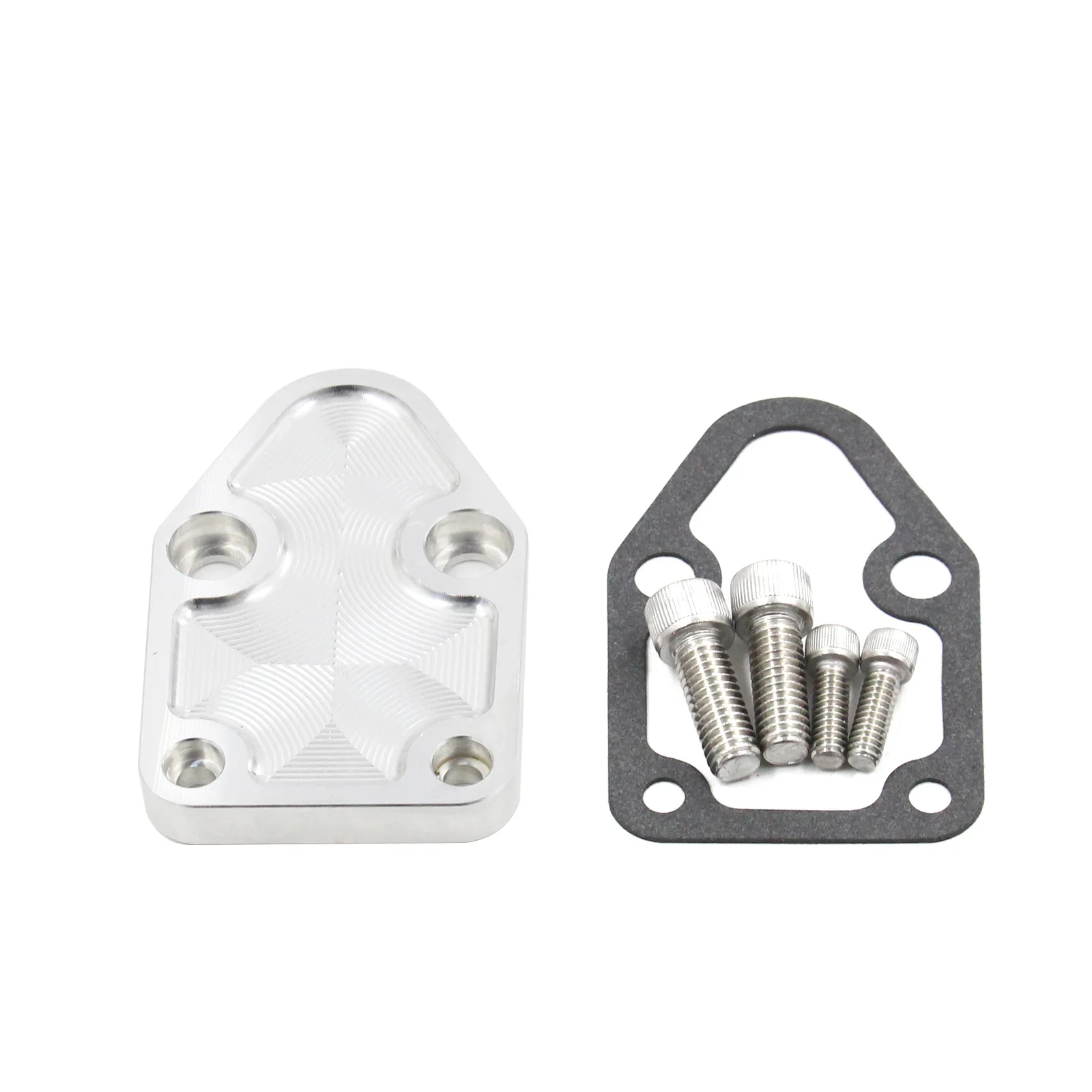 SMALL BLOCK For CHEVY BILLET FUEL PUMP BLOCK OFF PLATE ALUMINUM sbc 283 327 350#2071
SMALL BLOCK For CHEVY BILLET FUEL PUMP BLOCK OFF PLATE ALUMINUM sbc 283 327 350#2071