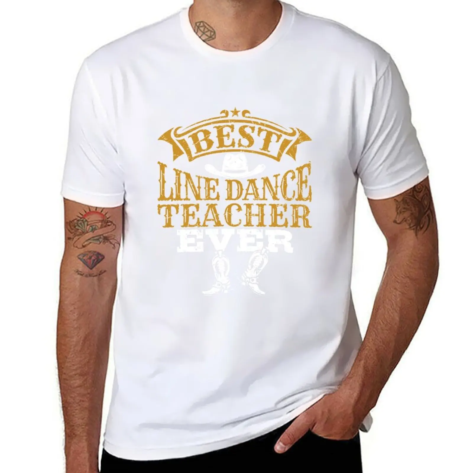 Best Line Dance Teacher Ever T-Shirt man t shirt designer funny t shirts cotton T-Shirt
Best Line Dance Teacher Ever T-Shirt man t shirt designer funny t shirts cotton T-Shirt