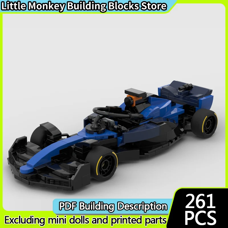 Модель городской автомобиль MOC, строительные кирпичи FW46, одноместный гоночный автомобиль, модульная технология, детские праздничные подарки, сборка игрушек, костюм
Модель городской автомобиль MOC, строительные кирпичи FW46, одноместный гоночный автомобиль, модульная технология, детские праздничные подарки, сборка игрушек, костюм