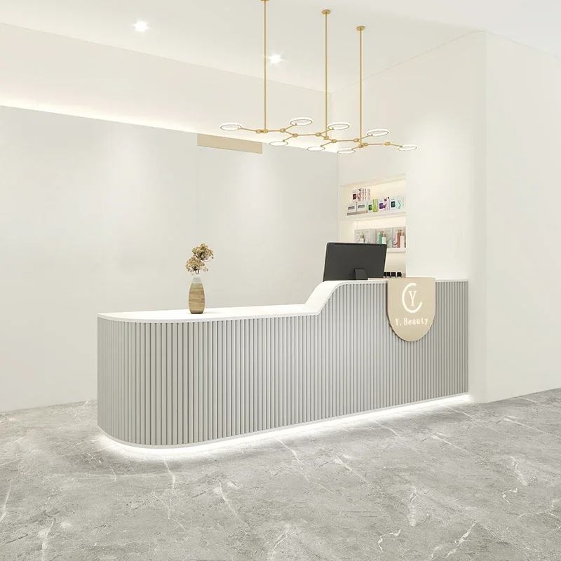 Minimalist Reception Desks Office Professional Counter Reception Table Desk Modern Luxurious Comptoire Accueil Salon Furniture
Minimalist Reception Desks Office Professional Counter Reception Table Desk Modern Luxurious Comptoire Accueil Salon Furniture