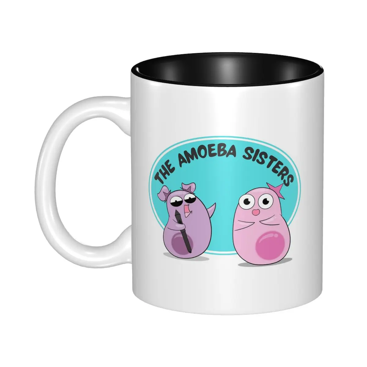 Кружка Amoeba Sisters Sisterhood, забавные керамические кофейные чашки, чайные кружки, чашка для молока, посуда для напитков, подарки для женщин и мужчин
Кружка Amoeba Sisters Sisterhood, забавные керамические кофейные чашки, чайные кружки, чашка для молока, посуда для напитков, подарки для женщин и мужчин