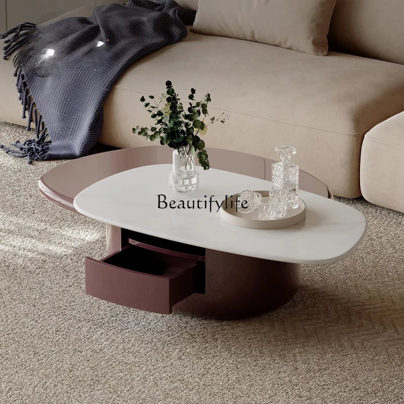 Irregular marble coffee table light luxury modern high-end new special-shaped coffee table
Irregular marble coffee table light luxury modern high-end new special-shaped coffee table