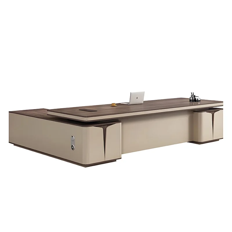 CX light luxury high-end office boss desk office president desk and chair combination
CX light luxury high-end office boss desk office president desk and chair combination