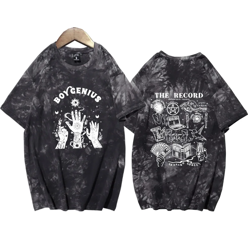 Boygenius Band 2024 Tour Tie Dye Рубашки Женская футболка с коротким рукавом для фанатов сувенирные подарочные Топы
Boygenius Band 2024 Tour Tie Dye Рубашки Женская футболка с коротким рукавом для фанатов сувенирные подарочные Топы