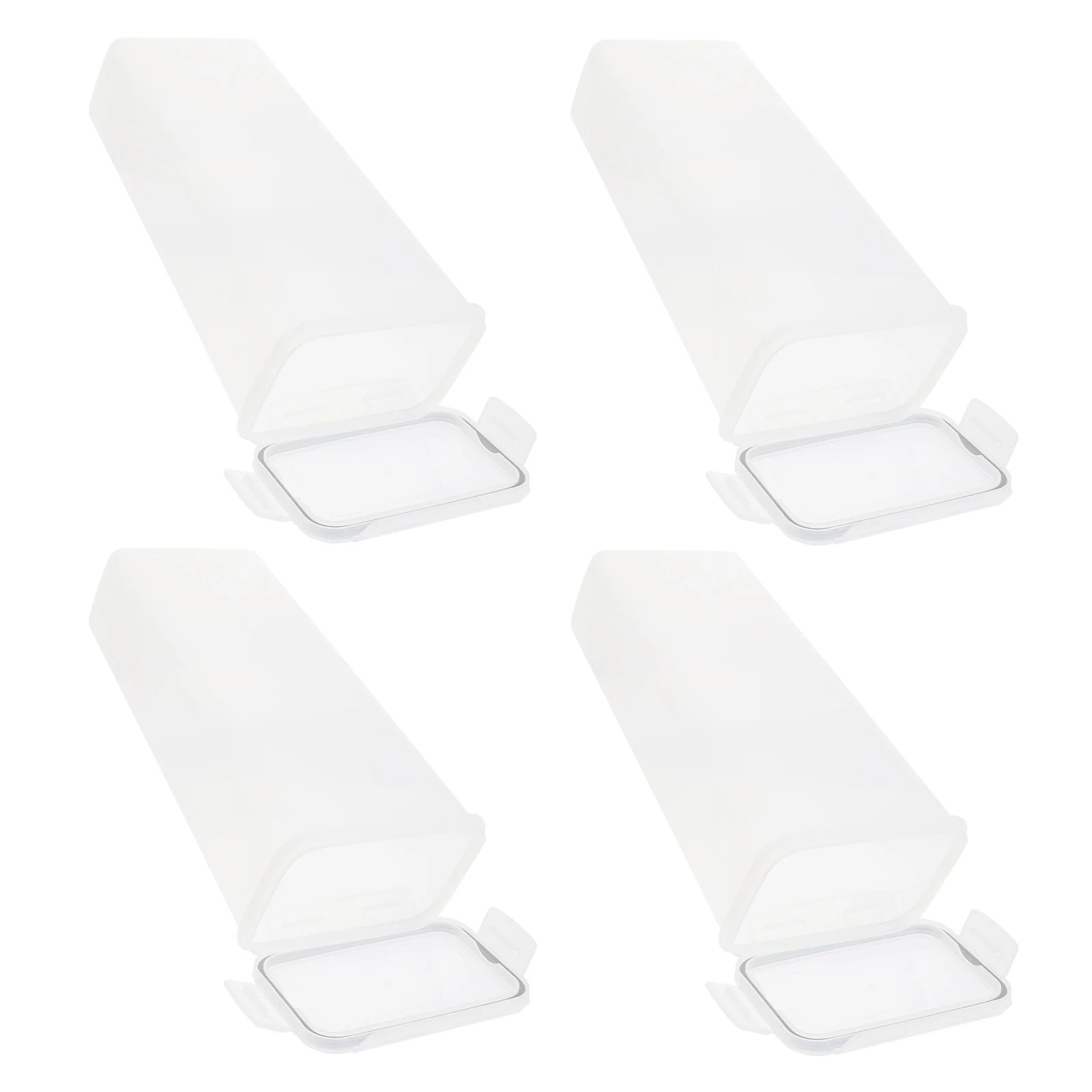 4 Pcs Airtight Containers Plastic Kitchen Tanks for Rice Beans Grains Cereal Oatmeal Dust Small Size Food Storage
4 Pcs Airtight Containers Plastic Kitchen Tanks for Rice Beans Grains Cereal Oatmeal Dust Small Size Food Storage