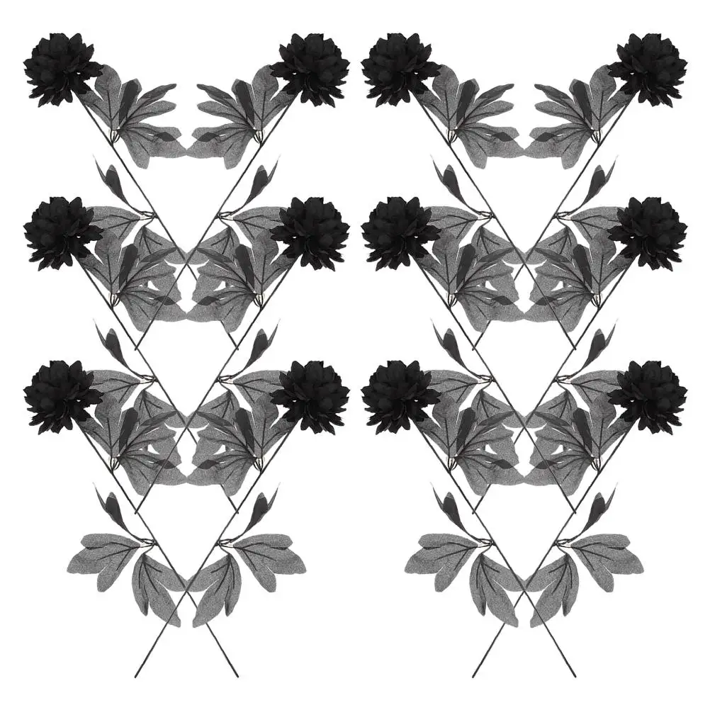 12 Pcs Black Flowers Realistic Simulation Artificial Dahlias Decor Halloween Floral Arrangements Home nament Bulk Fake Flowers
12 Pcs Black Flowers Realistic Simulation Artificial Dahlias Decor Halloween Floral Arrangements Home nament Bulk Fake Flowers