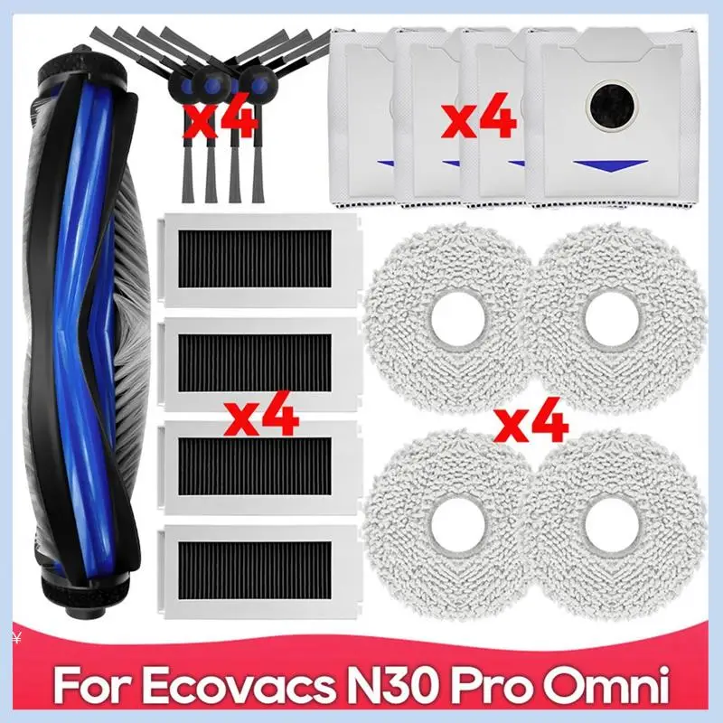 For Ecovacs Debot N30 Omni / N30 Pro Omni Accessories Kit Main Side Brush Hepa Filter Mop Cloth Dust Bags
For Ecovacs Debot N30 Omni / N30 Pro Omni Accessories Kit Main Side Brush Hepa Filter Mop Cloth Dust Bags