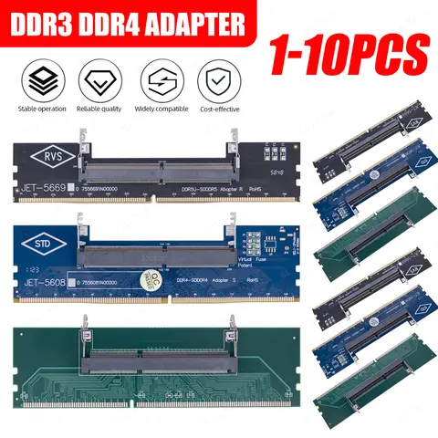 SO-DIMM To PC DIMM Card Laptop To Desktop DDR3 DDR4 DDR5 Connector Card Memory Stick