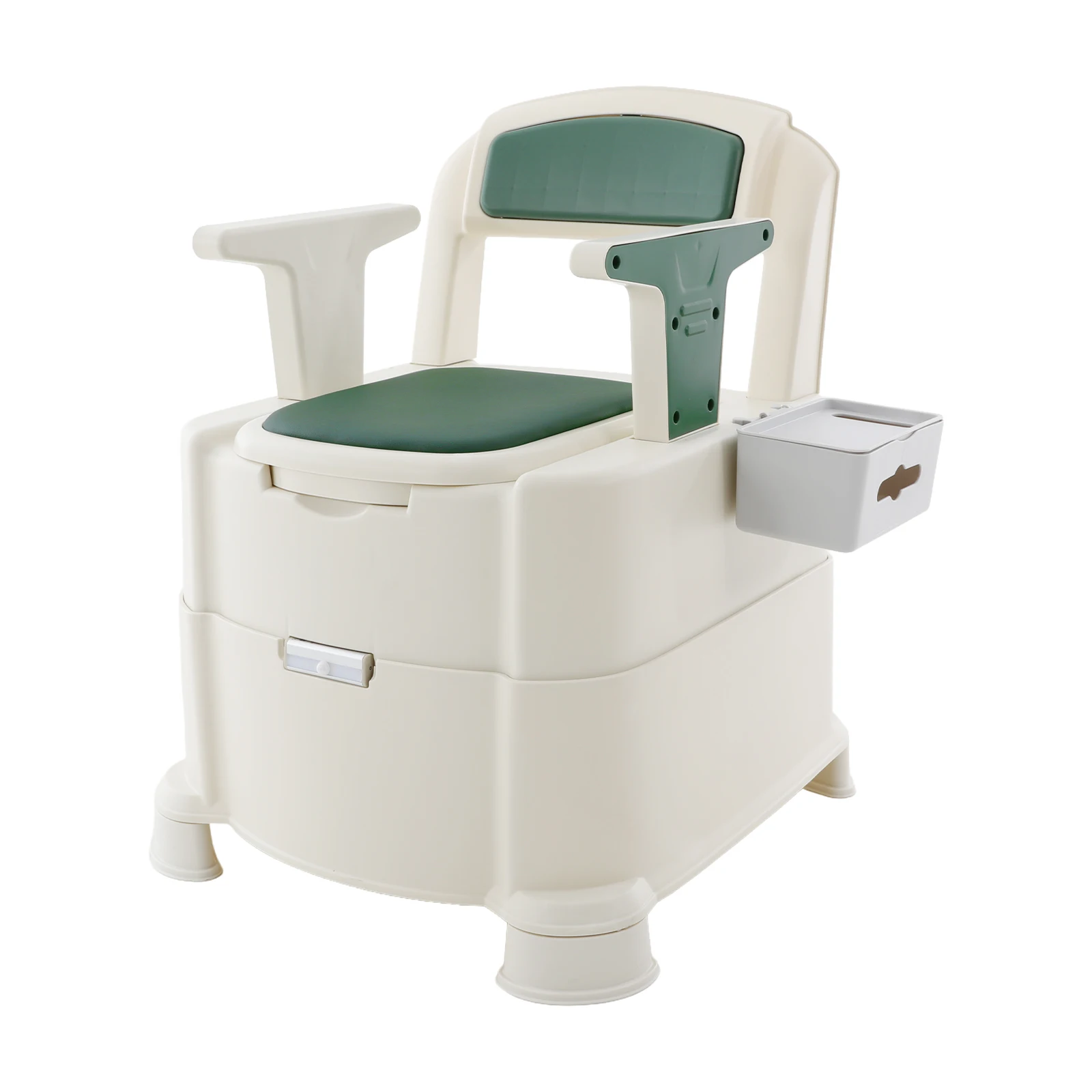 Height Adjustable Bedside Commode with Sensor Night Light & Dual Inner Buckets for Elderly, Pregnant, Patients, Home, Hospital, RV and Camping
Height Adjustable Bedside Commode with Sensor Night Light & Dual Inner Buckets for Elderly, Pregnant, Patients, Home, Hospital, RV and Camping
