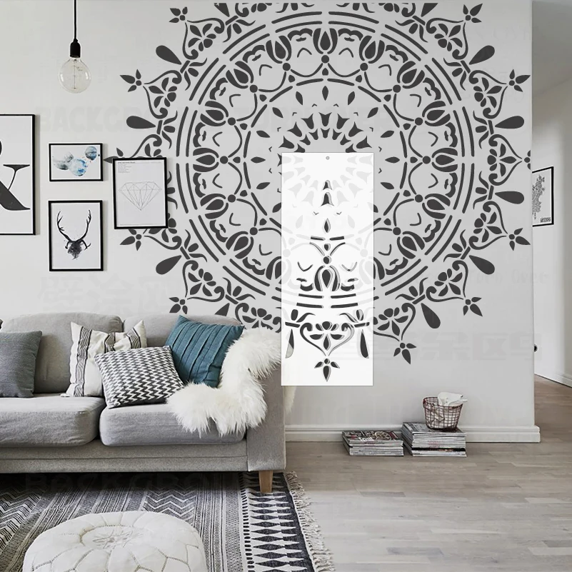 120 см-240 см трафарет настенный для рисования шаблон для изготовления мебели Декор декоративная огромная гигантская мандала круглый цветок лотоса S245
120 см-240 см трафарет настенный для рисования шаблон для изготовления мебели Декор декоративная огромная гигантская мандала круглый цветок лотоса S245