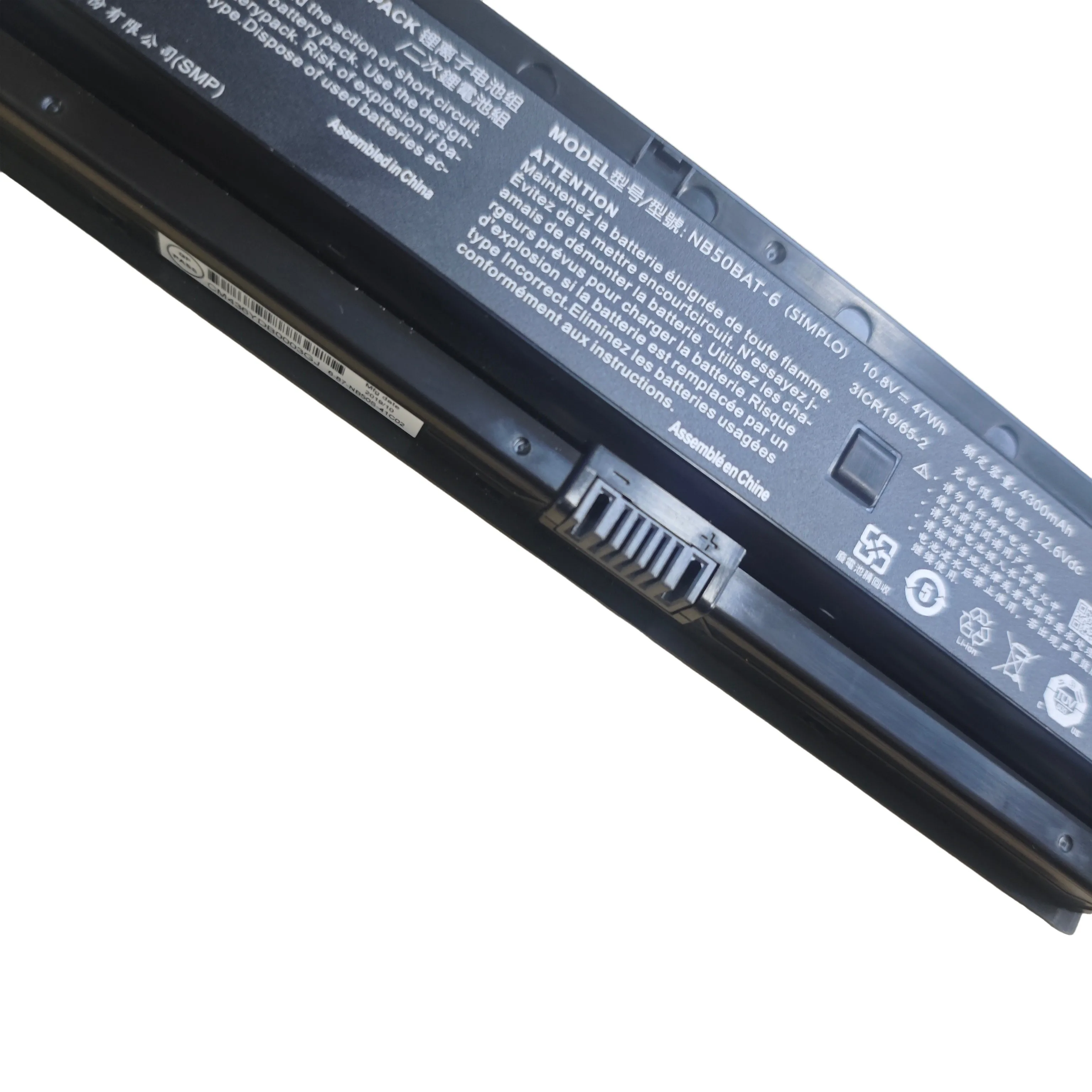NB50BAT-6 Laptop Battery For DD2 For NB50TK1 NB50TJ1 NB50TL NB50TZ NB60TA 10.8V 47Wh
NB50BAT-6 Laptop Battery For DD2 For NB50TK1 NB50TJ1 NB50TL NB50TZ NB60TA 10.8V 47Wh