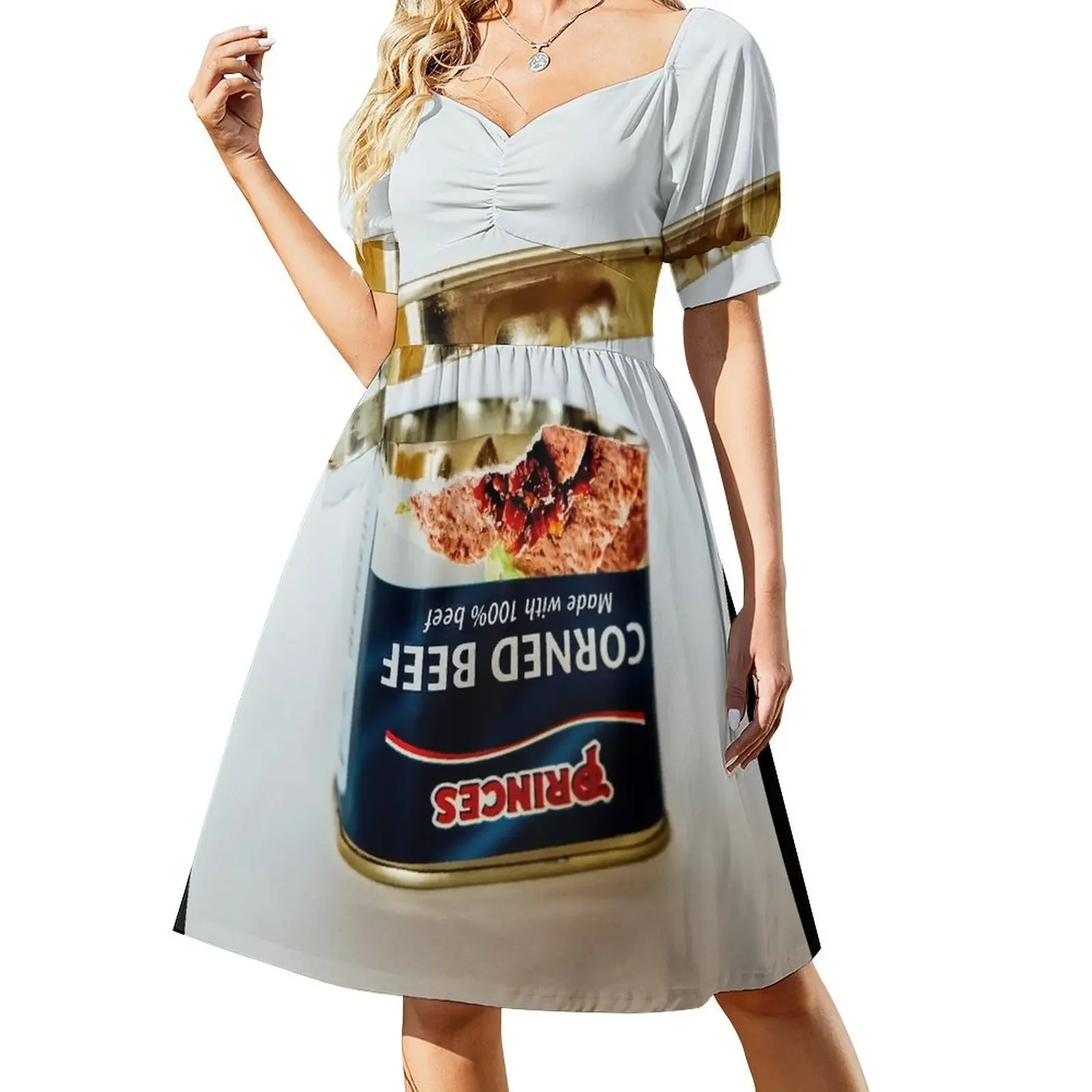 Empty Tin Of Corned Beef Short-Sleeved Dress summer outfits for women 2025 elegant women's dresses sale
Empty Tin Of Corned Beef Short-Sleeved Dress summer outfits for women 2025 elegant women's dresses sale