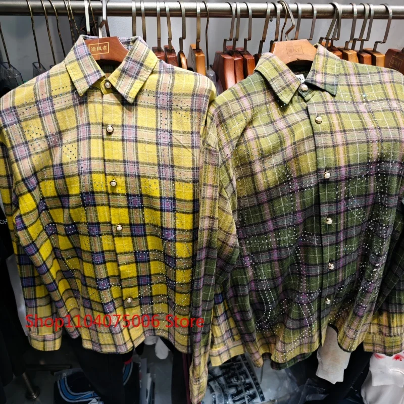 Trendy Yellow Vale Plaid Shirt Unisex Oversized Cotton Shirt with Button Closure Breathable Daily Wear Spring Autumn Fashion
Trendy Yellow Vale Plaid Shirt Unisex Oversized Cotton Shirt with Button Closure Breathable Daily Wear Spring Autumn Fashion