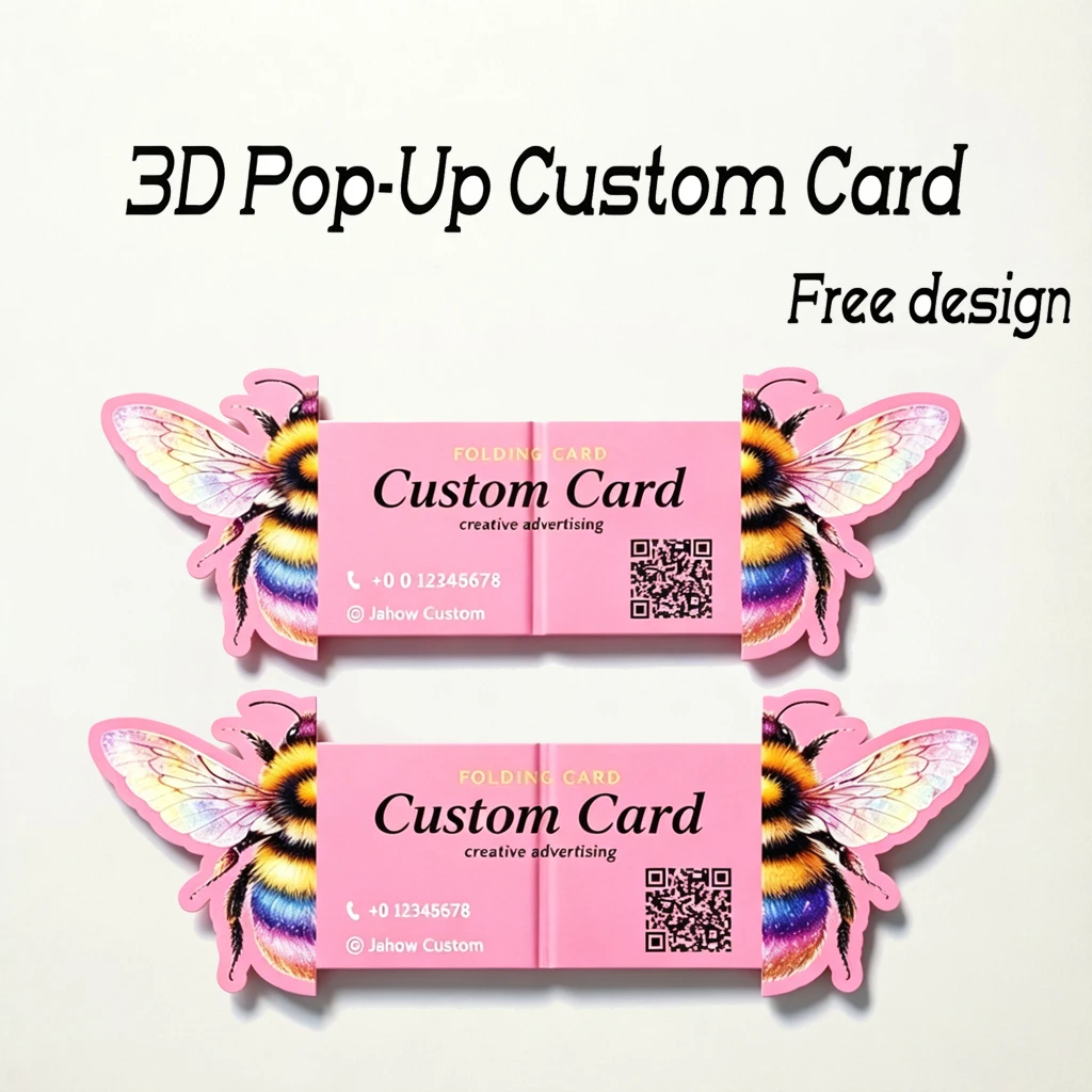 Customized Folding 3D Business Card, Creative Shaped Personalized Cards for Brand Promotion & Business Advertising
Customized Folding 3D Business Card, Creative Shaped Personalized Cards for Brand Promotion & Business Advertising
