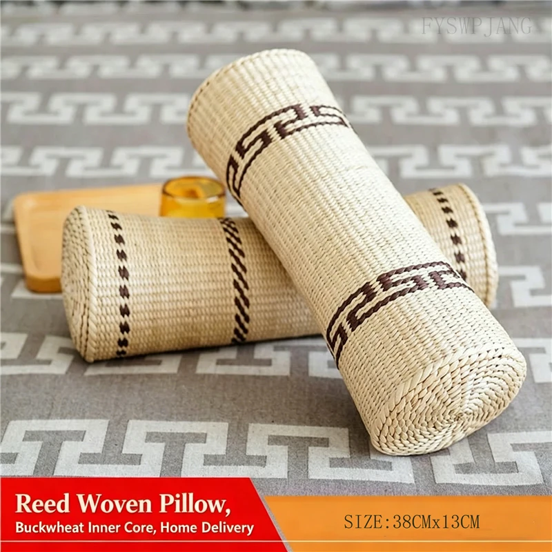 38CMx13CM Handmade Straw Pillow Natural Grass Cervical Spine Health Pillow Sleep Pure Natural Buckwheat Skin Pillow
38CMx13CM Handmade Straw Pillow Natural Grass Cervical Spine Health Pillow Sleep Pure Natural Buckwheat Skin Pillow