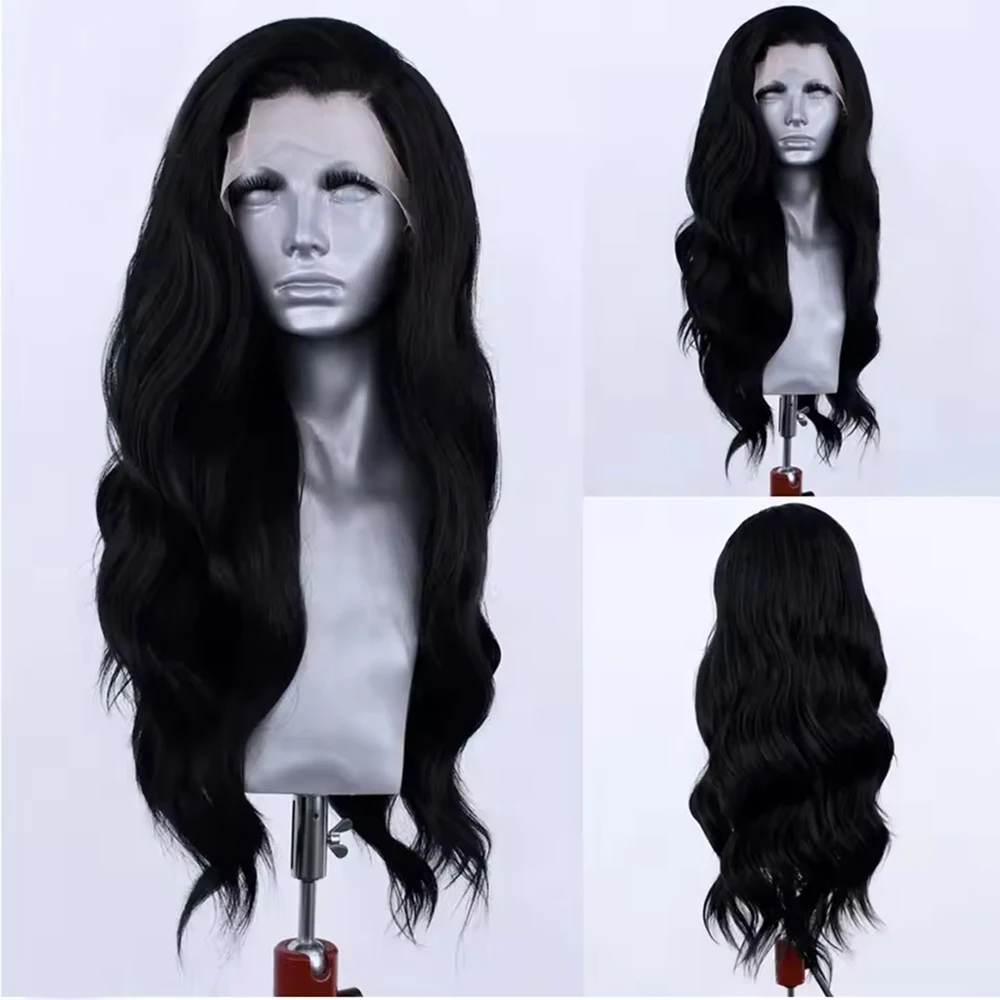 Long Body Wave Lace Front Wigs Black Lace Frontal Wigs for Women Synthetic Heat Resistant Pre Plucked Glueless Wigs
Long Body Wave Lace Front Wigs Black Lace Frontal Wigs for Women Synthetic Heat Resistant Pre Plucked Glueless Wigs