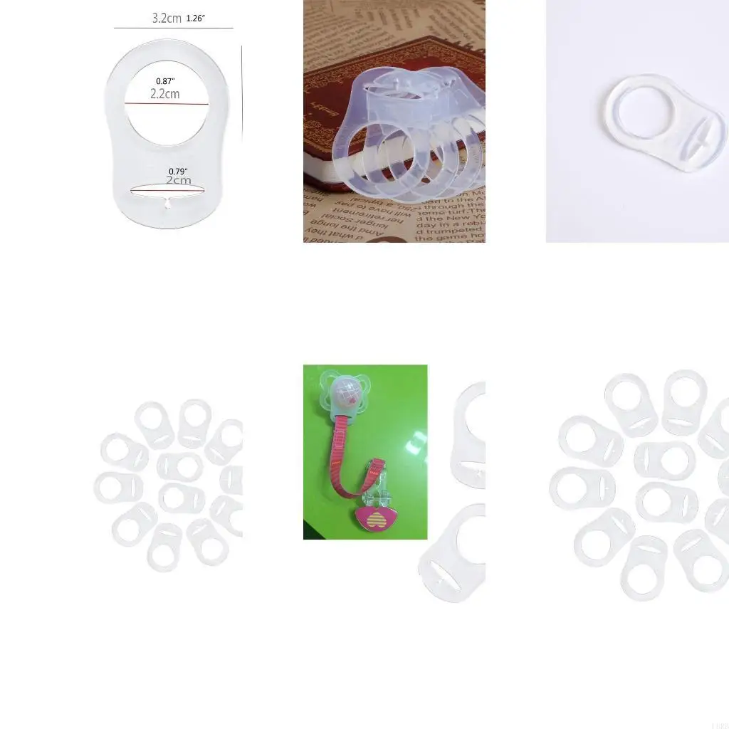 Прозрачный силиконовый адаптер, уплотнительное кольцо, держатель для детской соски «сделай сам», держатель-пустышка, не содержит
Прозрачный силиконовый адаптер, уплотнительное кольцо, держатель для детской соски «сделай сам», держатель-пустышка, не содержит