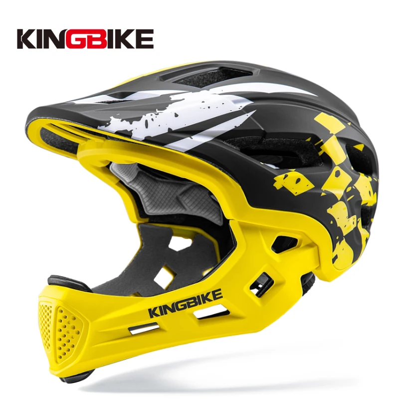 BATFOX Full Face Bike Helmet For Children Kids Mountain Dirt Bike Helmet BMX Skating Cycling Scooter Safety Bicycle Helmets
BATFOX Full Face Bike Helmet For Children Kids Mountain Dirt Bike Helmet BMX Skating Cycling Scooter Safety Bicycle Helmets
