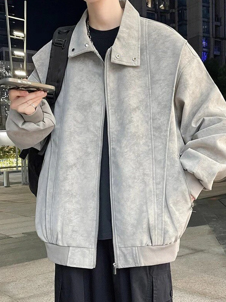 Мужская кожаная куртка в американском ретро-стиле с эффектом тай-дай, весенне-осенняя, новая, модная, брендовая, с эффектом высокой плотности, в стиле бейсбольной куртки
Мужская кожаная куртка в американском ретро-стиле с эффектом тай-дай, весенне-осенняя, новая, модная, брендовая, с эффектом высокой плотности, в стиле бейсбольной куртки