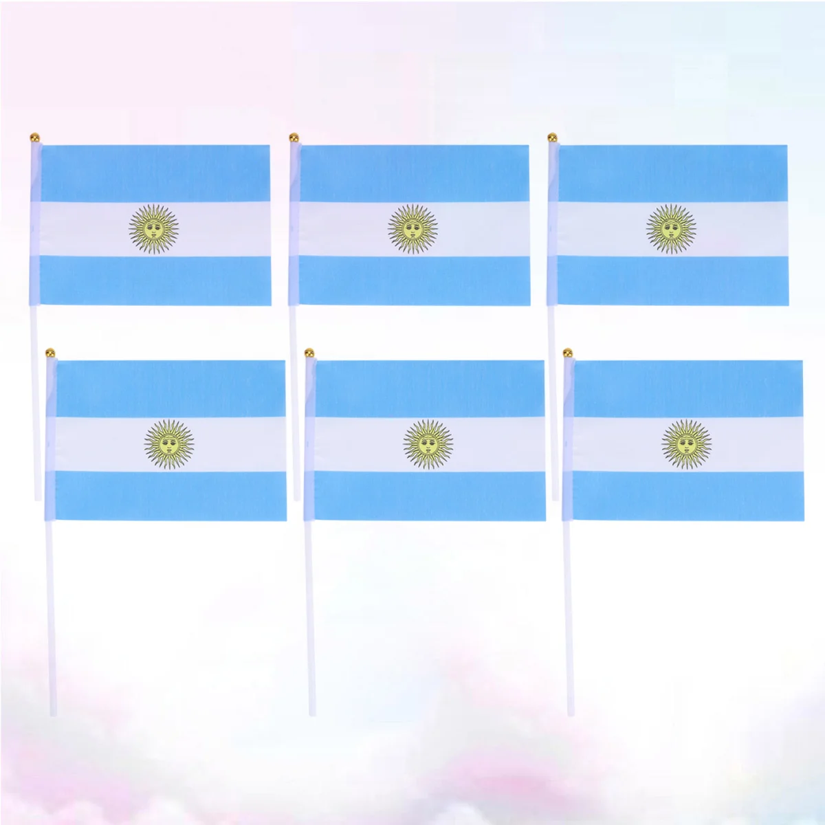 20Pcs Hand Held Stick Flags Argentina Small Mini Lightweight Polyester Plastic Party Sports Clubs Parade Festival
20Pcs Hand Held Stick Flags Argentina Small Mini Lightweight Polyester Plastic Party Sports Clubs Parade Festival