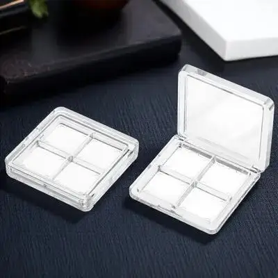 4 Grids Empty Eyeshadow Box Clear Plastic Palette Pans Sturdy Leakproof Diy Container Travel Portable Makeup Storage
4 Grids Empty Eyeshadow Box Clear Plastic Palette Pans Sturdy Leakproof Diy Container Travel Portable Makeup Storage