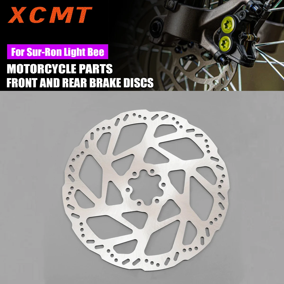 Motorcycle Accessories Front and Rear Brake Discs For Sur-Ron Sur Ron Surron X S Electric Off-Road Motorcycle
Motorcycle Accessories Front and Rear Brake Discs For Sur-Ron Sur Ron Surron X S Electric Off-Road Motorcycle