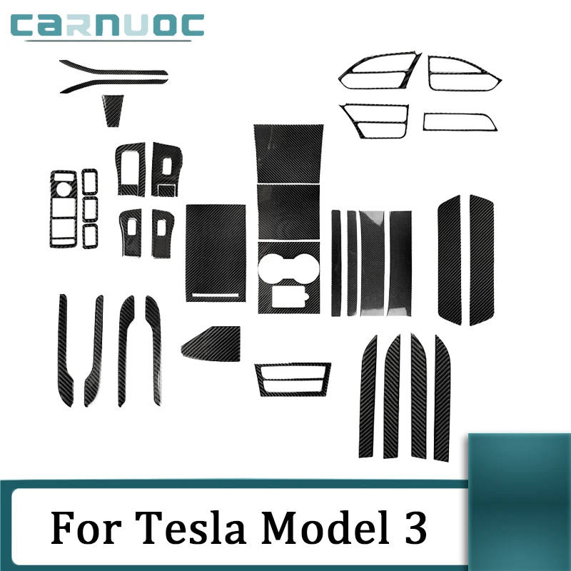 Carbon Fiber Black Stickers Car Interior Decorative Accessories For Tesla Model 3 Model-X S X 2014 2015 2016 2017 2018 2019
Carbon Fiber Black Stickers Car Interior Decorative Accessories For Tesla Model 3 Model-X S X 2014 2015 2016 2017 2018 2019