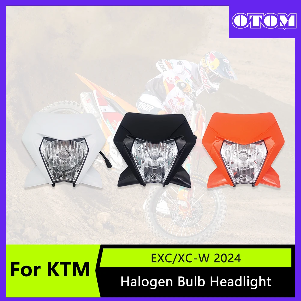OTOM Motorcycle Halogen Headlight Assembly For KTM EXC EXCF XCW XCFW 150 250 300 350 450 500 2024 Dirt Bike Headlamp Head Light
OTOM Motorcycle Halogen Headlight Assembly For KTM EXC EXCF XCW XCFW 150 250 300 350 450 500 2024 Dirt Bike Headlamp Head Light