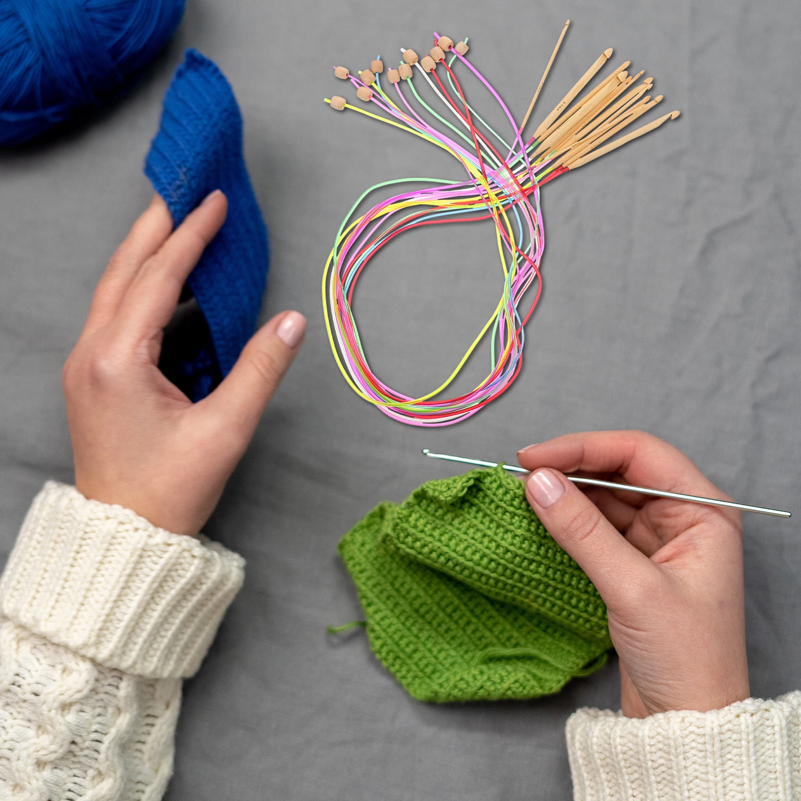 12Pcs Crochet Hook Set Premium Rubber Wood Handles Ergonomic Design for Carpet Sofa Cushion Weaving Afghan Crochet Hooks DIY
12Pcs Crochet Hook Set Premium Rubber Wood Handles Ergonomic Design for Carpet Sofa Cushion Weaving Afghan Crochet Hooks DIY