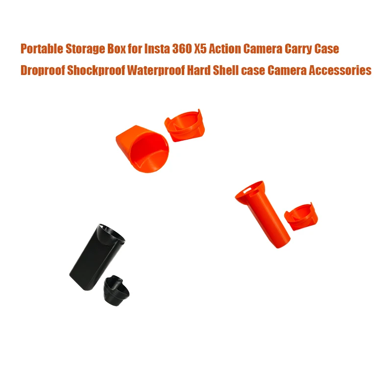 Portable Storage Box for Insta 360 X5 Action Camera Carry Case Droproof Shockproof Waterproof Hard Shell case Camera Accessories