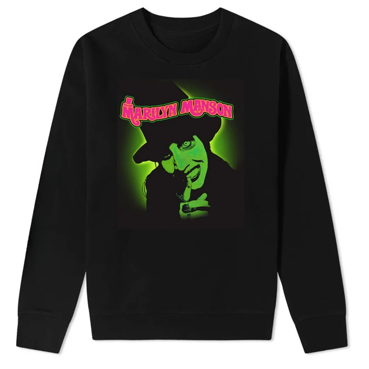 Pop 2026 Marilyn Manson Rock Punk Long-sleeved Round-neck Hoodie for Men in Autumn and Winter
Pop 2026 Marilyn Manson Rock Punk Long-sleeved Round-neck Hoodie for Men in Autumn and Winter