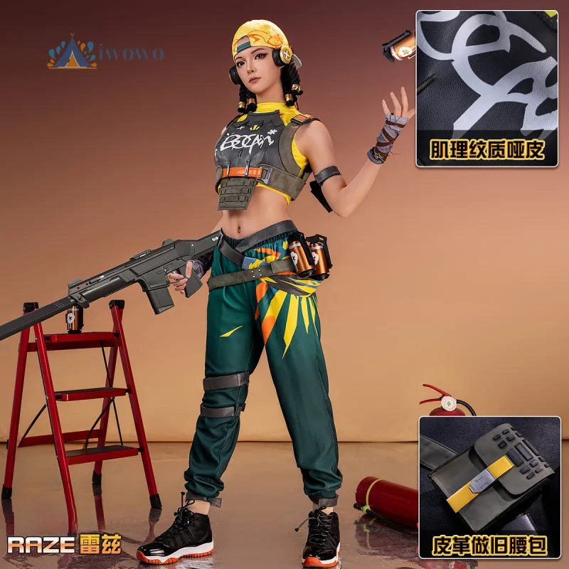 Game Raze Cosplay Costume Suits Power Girls Outfit Hallowen Uniform Carnival Play Role Women Clothes Clothing New
Game Raze Cosplay Costume Suits Power Girls Outfit Hallowen Uniform Carnival Play Role Women Clothes Clothing New