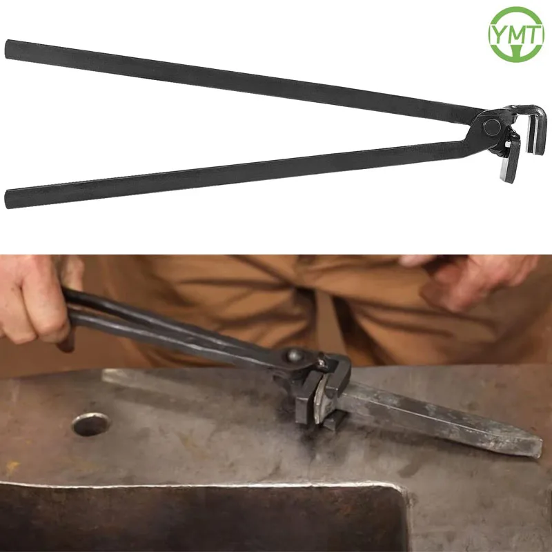YMT Blacksmith Railroad Spike Tongs for Holding Railroad Spikes RR Spike Head Tongs for Making RR Spiked Knives
YMT Blacksmith Railroad Spike Tongs for Holding Railroad Spikes RR Spike Head Tongs for Making RR Spiked Knives