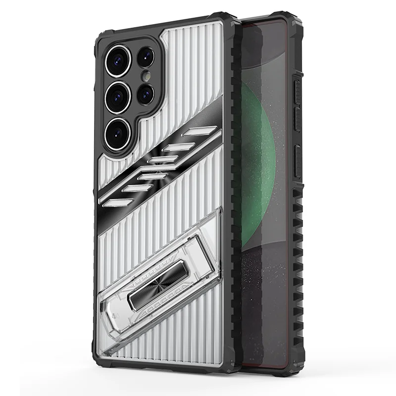For Samsung Galaxy S23 S24 S25 Ultra Plus FE A35 A55 Transparent PC+TPU Bumper funda Shockproof Protector Kickstand Phone Cover
For Samsung Galaxy S23 S24 S25 Ultra Plus FE A35 A55 Transparent PC+TPU Bumper funda Shockproof Protector Kickstand Phone Cover