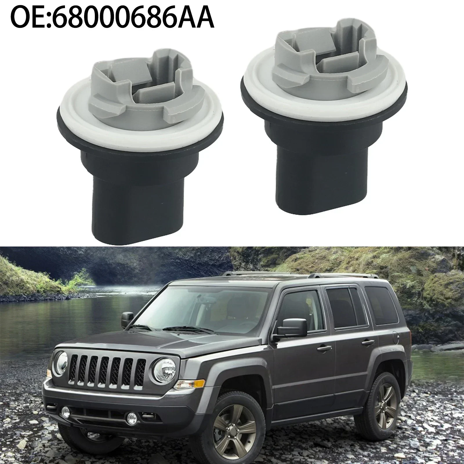 Perfect Fit Parking Light Bulb Sockets for Jeep For Patriot 072017 68000686AA 645504 OEM Number 68000686AA 645504
Perfect Fit Parking Light Bulb Sockets for Jeep For Patriot 072017 68000686AA 645504 OEM Number 68000686AA 645504
