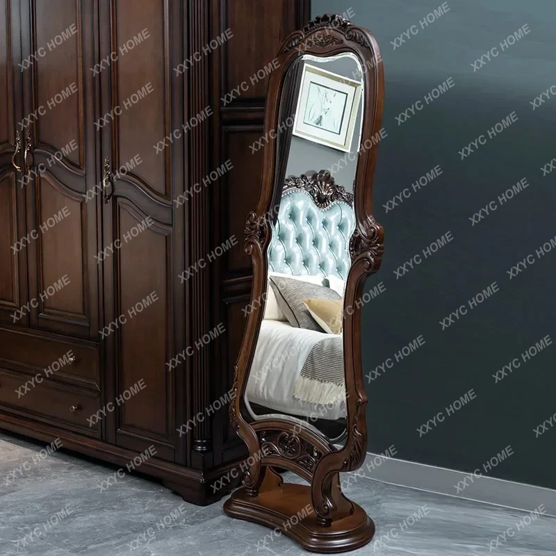 Q zx1 walnut solid wood full-length mirror retro carved bedroom fitting mirror living room full body
Q zx1 walnut solid wood full-length mirror retro carved bedroom fitting mirror living room full body