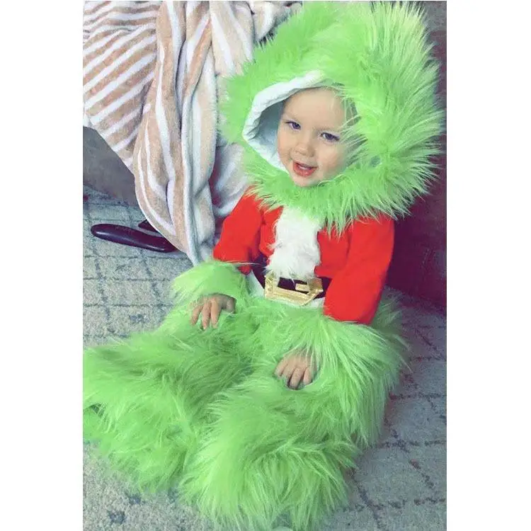 New Cross-Border Bestselling Grinch Cosplay Costume Children's Clothing Christmas Monster Stealing Green Hair Devil
New Cross-Border Bestselling Grinch Cosplay Costume Children's Clothing Christmas Monster Stealing Green Hair Devil