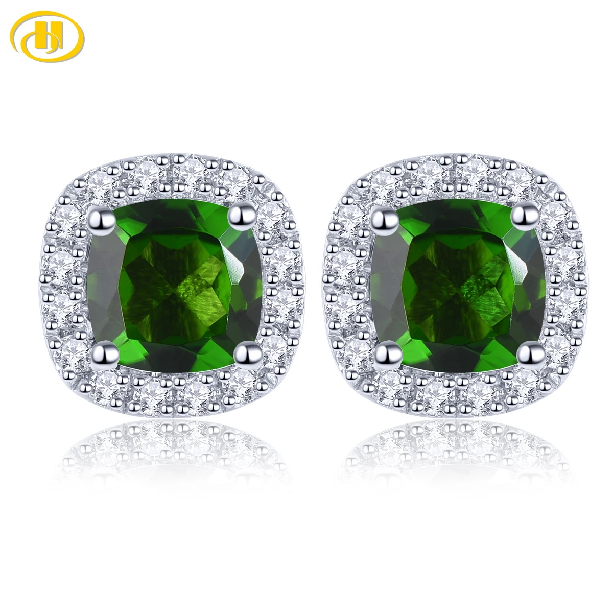 Natural Chrome Diopside Sterling Silver Stud Earring 1 Carat Genuine Gemstone Women Classic Daily Style S925 Jewelrys Gifts
Natural Chrome Diopside Sterling Silver Stud Earring 1 Carat Genuine Gemstone Women Classic Daily Style S925 Jewelrys Gifts