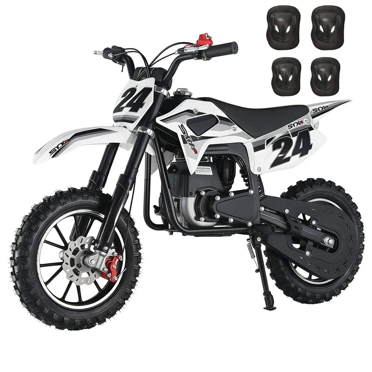 MK 40cc Dirt Bike for Kids, Gas Powered Mini Bikes, 4 Stroke Off Road Dirt Bikes, Front & Rear Disc Brakes, Trail Bike, Custom
MK 40cc Dirt Bike for Kids, Gas Powered Mini Bikes, 4 Stroke Off Road Dirt Bikes, Front & Rear Disc Brakes, Trail Bike, Custom