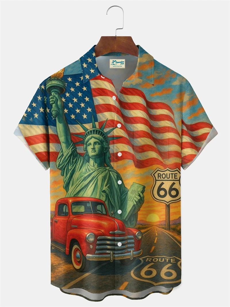 Men's America 250 Years 1776-2026 Hawaiian Shirt Vintage US Flag Print, Casual Short Sleeve Button Down Shirt Summer Beach Wear
Men's America 250 Years 1776-2026 Hawaiian Shirt Vintage US Flag Print, Casual Short Sleeve Button Down Shirt Summer Beach Wear