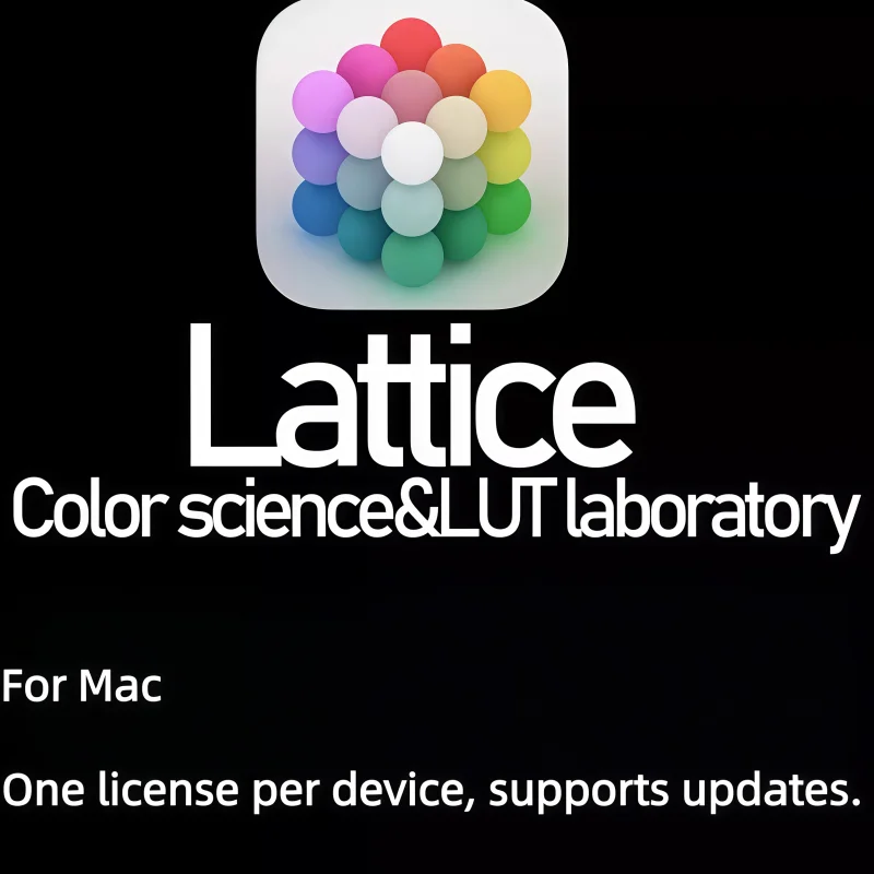 Lattice 1.9.1 for Mac Professional LUT Color Lookup Conversion Software Supports Updates
Lattice 1.9.1 for Mac Professional LUT Color Lookup Conversion Software Supports Updates