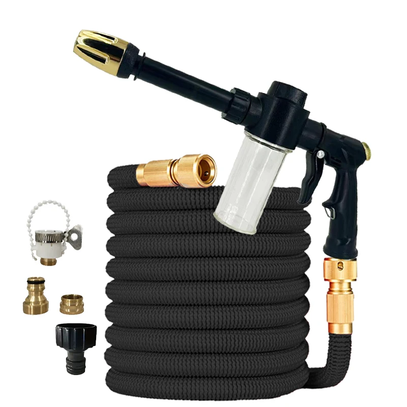 1PC High Quality Flexible Expandable Garden Hose High Pressure Nozzle Spraye Washer Gun Car Wash Hose Expandable Garden Hose
1PC High Quality Flexible Expandable Garden Hose High Pressure Nozzle Spraye Washer Gun Car Wash Hose Expandable Garden Hose